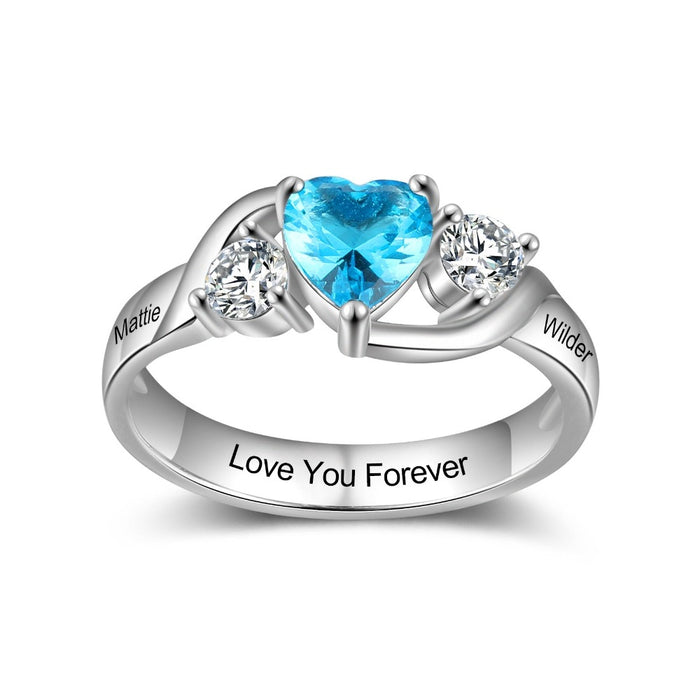 Personalized Birthstone Rings For Women