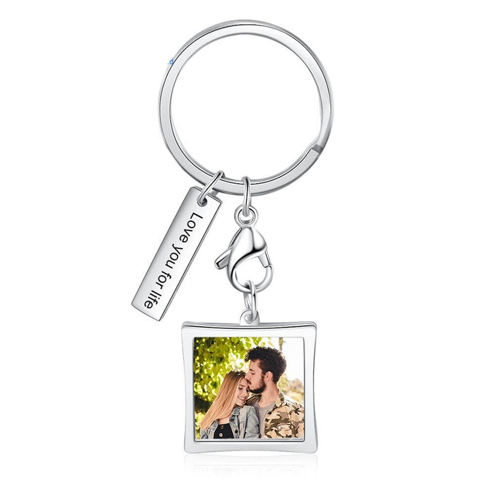 Personalized Photo & Name keychain For Women