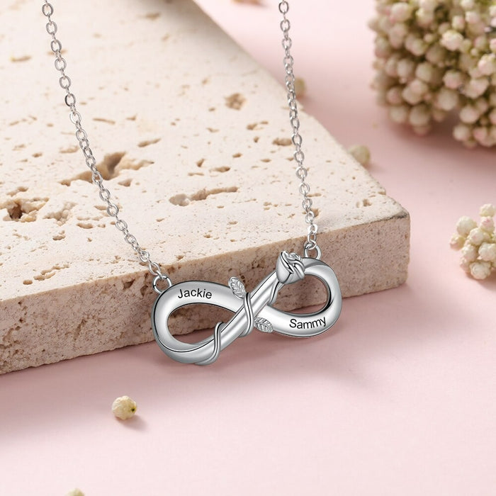Customized Infinity Love Chain Necklace