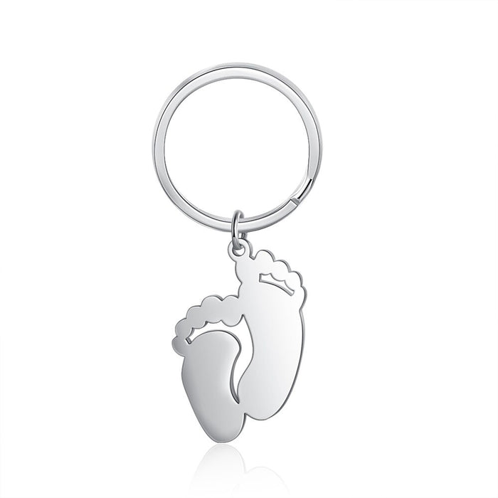 Baby Feet Keychains For Women