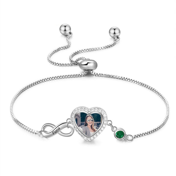 Personalized Photo Chain Bracelet