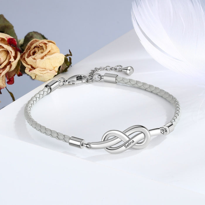 Personalized Infinity Couple Bracelets For Women & Men