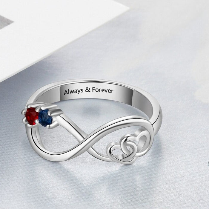 Personalized Infinity Promise Ring For Women