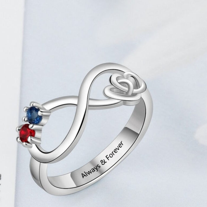 Personalized Infinity Promise Ring For Women