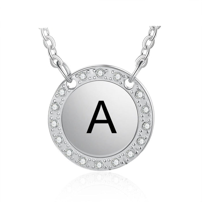 Personalized 1 Initial Letter Necklace