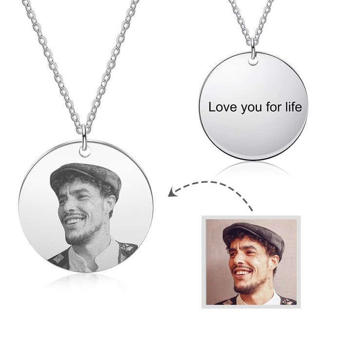 Personalized Photo Necklaces for Men