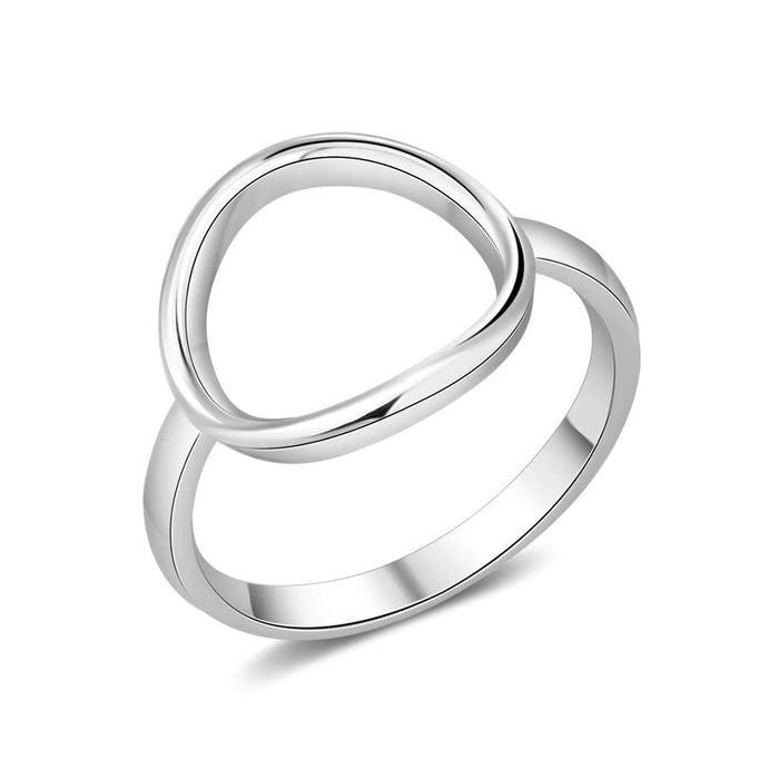 Sterling Silver Circle Rings For Women