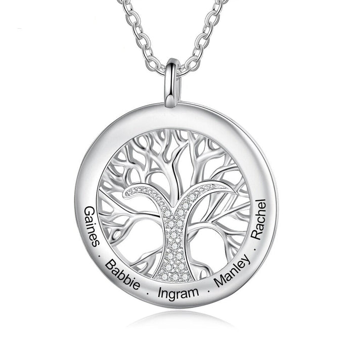 Tree Of Life Personalized Necklaces