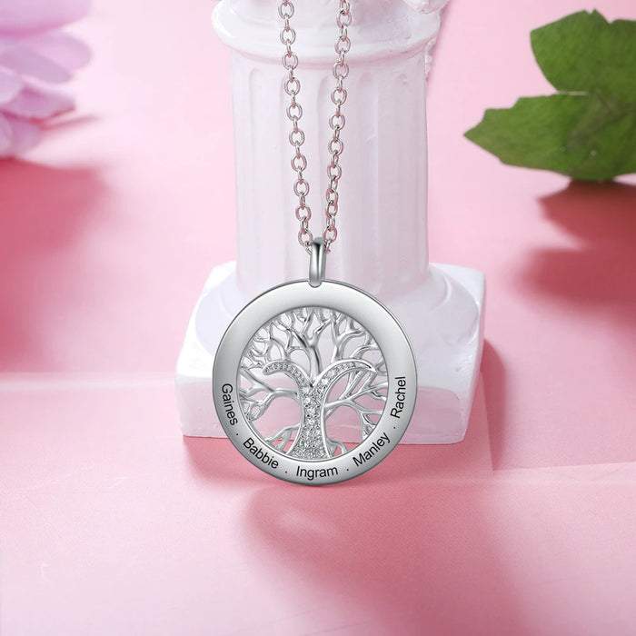 Tree Of Life Personalized Necklaces