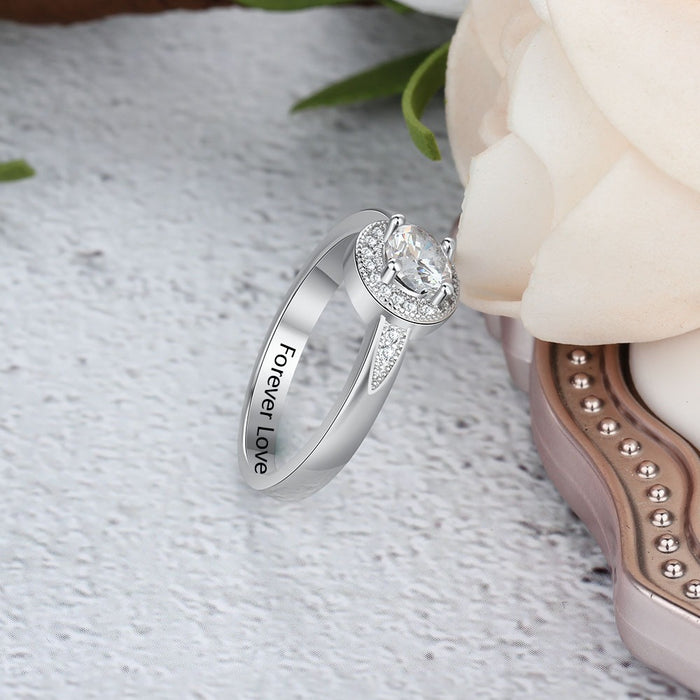 Sterling Silver Personalized Rings For Women