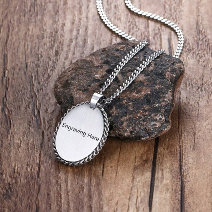 Personalized Stainless Steel Pendant