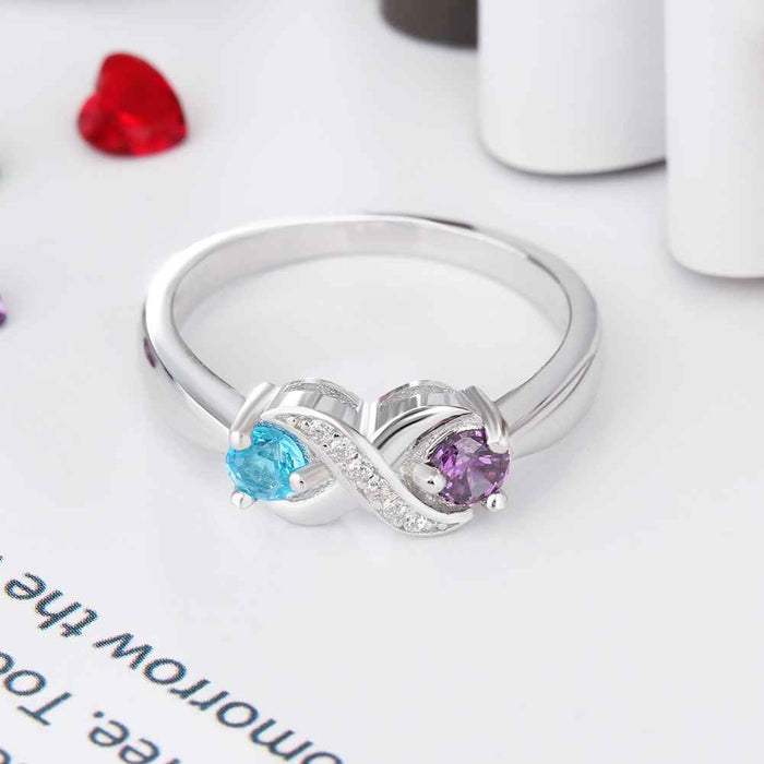 Sterling Silver Infinity Promise Rings