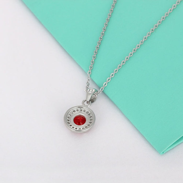 Personalized Birthstone Pendant Necklace