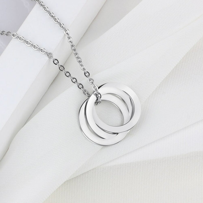 Custom Triple Circle Necklace
