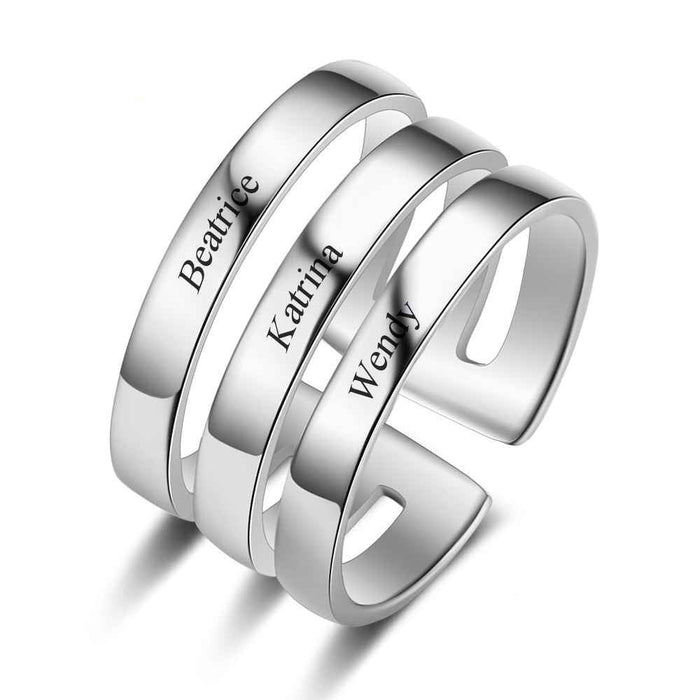 Personalized Stackable Rings for Women