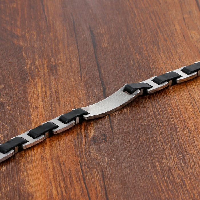 Personalized Classic Biker Chain Design Bracelets For Men
