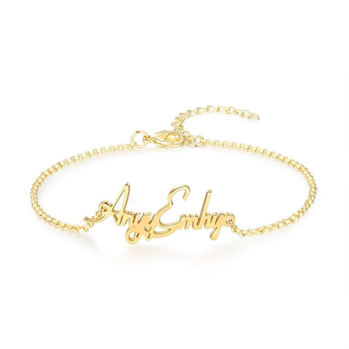 Customized Name Anklets For Women