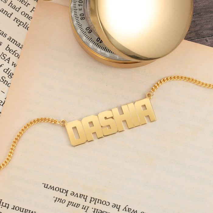Personalized Custom Name Necklace for Men