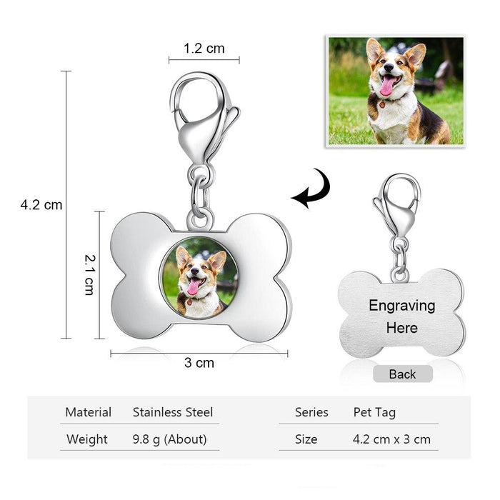 Stainless Steel Custom Dog Tags Keychain