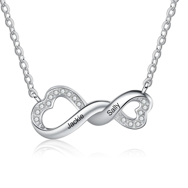 Personalized Infinity Necklaces Fashion Pendant