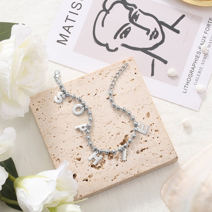 Personalized Name A-Z Initial Bracelets for Women