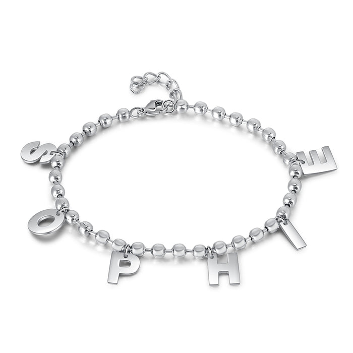 Personalized Name A-Z Initial Bracelets for Women