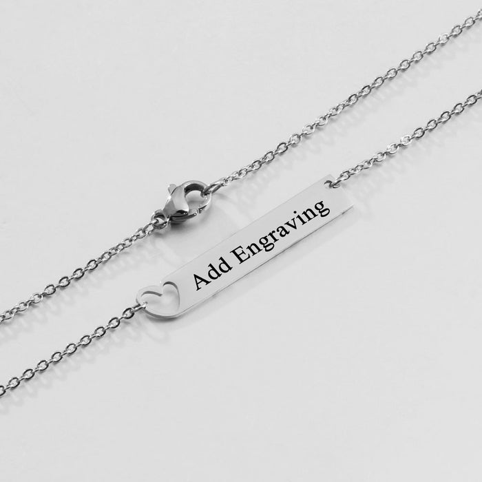 Personalized Nameplate Necklace Custom Name