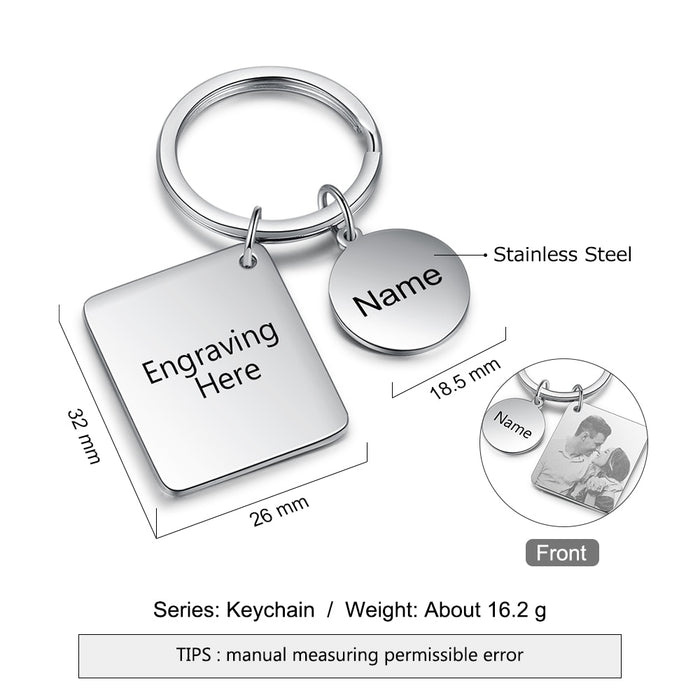 Personalized Custom Photo Keychains