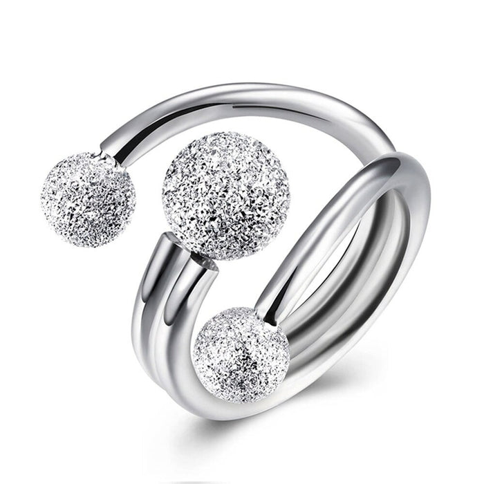 Designer Ball Adjustable Rings For Women