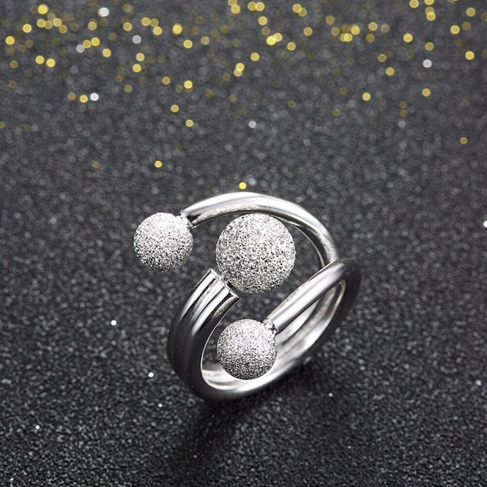 Designer Ball Adjustable Rings For Women