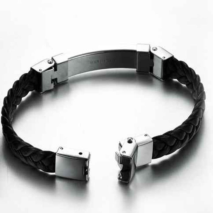 Stainless Steel Men Jewelry Rope Bracelet