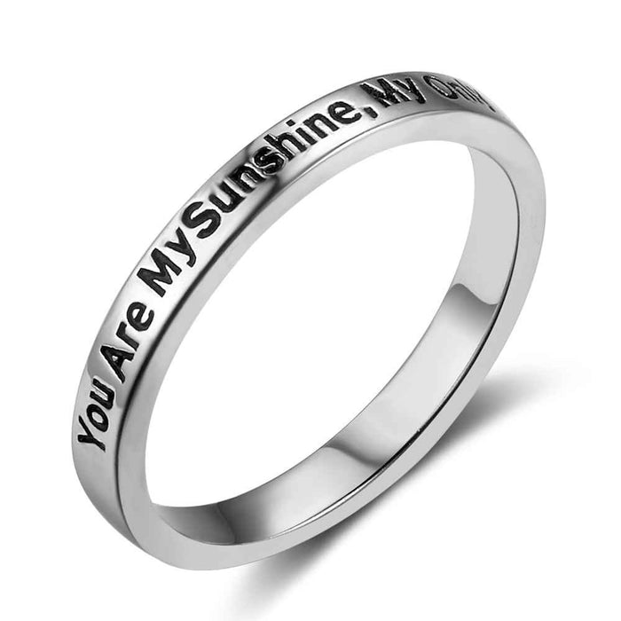 Classic Sunshine Round-Shaped Ring
